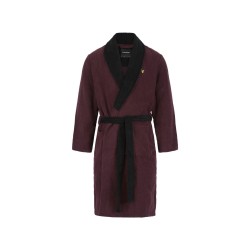рокля,мъжки,пижами,lyle,and,scott,men,s,contrast,trim,absorbent,towel,dressing,gown,winetasting,blk