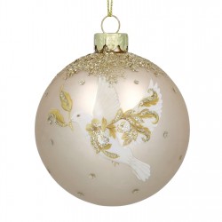 аксесоари,на,разпродажба,gisela,graham,gisela,glass,bauble,99,gold,dove