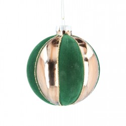 gisela,graham,gisela,glass,bauble,99,green,flock