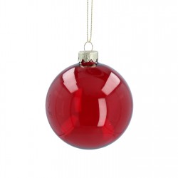 аксесоари,на,разпродажба,gisela,graham,gisela,glass,bauble,99,clear,red