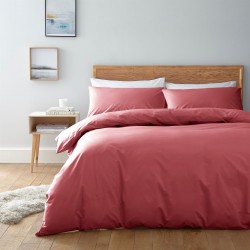 Linea Egyptian 200 Thread Count Duvet Cover - Coral спално,бельо,и,комплекти,аксесоари,на,разпродажба,linea,egyptian,200,thread,count,duvet,cover,coral