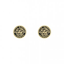 бижутерия,коледни,джунджурии,аксесоари,на,разпродажба,ted,baker,monlia,monogram,button,stud,earrings,gold,black