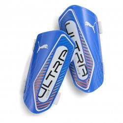 Футболни кори Puma Ultra Light Strap Shin Guards - Blue/White футболни,кори,футболни,кори,футбол,puma,ultra,light,strap,shin,guards,blue,white
