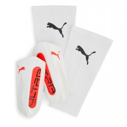 Футболни кори Puma Ultra Light Shin Guards - White/Red футболни,кори,разпродажба,puma,спорт,в,училище,футболни,аксесоари,футболни,кори,всичко,за,футбола,на,разпродажба,puma,ultra,light,shin,guards,white,red