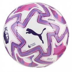 Футболна топка Puma Orbita Mini Premier League Football 25/26 - EPL 2025/26 - White/Purple футболна,топка,английската,висша,лига,разпродажба,puma,спорт,в,училище,футболни,аксесоари,футболни,топки,игри,puma,orbita,mini,p