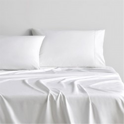 sheridan,1000tc,cotton,sateen,flat,sheet,snow