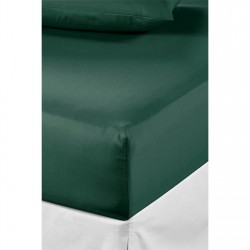 спално,бельо,и,комплекти,homelife,non,iron,plain,dyed,fitted,sheet,forest,green
