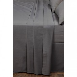 спално,бельо,и,комплекти,homelife,non,iron,plain,dyed,flat,sheet,charcoal