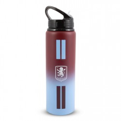 Team Fade Alu Water Bottle - Aston Villa бутилки,за,вода,английската,висша,лига,фланелки,от,различни,клубове,аксесоари,за,училище,бутилки,за,вода,почистване,и,защита,туристически,аксесоари,бутилки