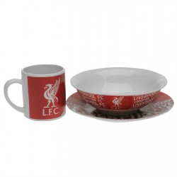 Team Breakfast Set - Liverpool аксесоари,за,кухня,коледни,подаръци,за,деца,всички,коледни,подаръци,английската,висша,лига,liverpool,фланелки,от,различни,клубове,футболни,аксесоари,team,b