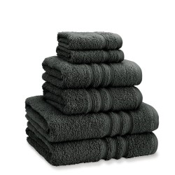 Хавлиена кърпа Biba 450gsm Cotton 6 Piece Towel Bale Set - Charcoal хавлиена,кърпа,хавлии,biba,450gsm,cotton,6,piece,towel,bale,set,charcoal