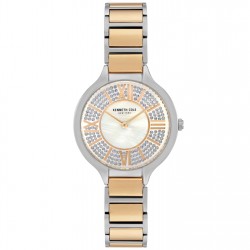 часовник,часовници,kenneth,cole,casual,two,tone,fashion,analogue,quartz,watch,slvr