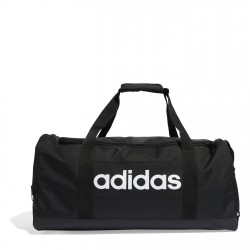 сак,всички,чанти,портфейли,и,портмонета,adidas,linear,duffel,bag,medium,black,white