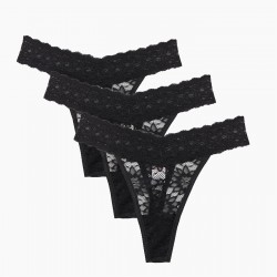 дамско,лятно,бельо,бельо,за,училище,studio,3,pack,lace,thong,black