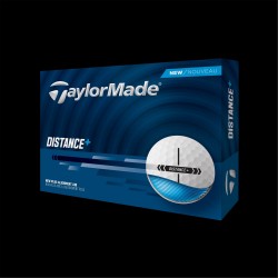TaylorMade Distance+ Golf Balls 12 Pack - White топки,за,голф,аксесоари,за,голф,игри,taylormade,distance,golf,balls,12,pack,white
