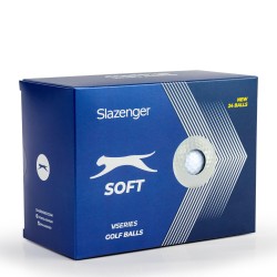 топки,за,голф,аксесоари,за,голф,игри,slazenger,v,series,soft,24pk,white,24pk