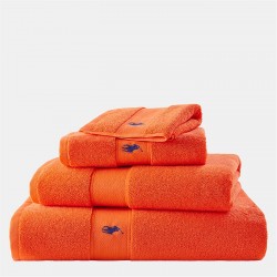 хавлиена,кърпа,хавлии,аксесоари,на,разпродажба,ralph,lauren,home,rl,polo,player,towel,sailing,orange