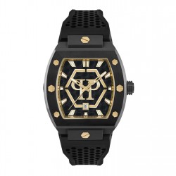 часовник,часовници,philipp,plein,hexagon,phantom,watch,black,black