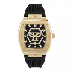 часовник,часовници,philipp,plein,hexagon,phantom,watch,black,gold