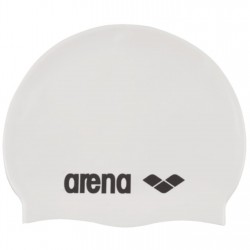 плувна,шапка,плажни,шапки,плуване,в,училище,плувни,аксесоари,arena,classic,silicone,swim,cap,white,black