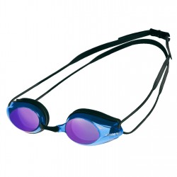 Arena Tracks Mirror Racing Goggles - Black/Blue плуване,в,училище,плувни,аксесоари,arena,tracks,mirror,racing,goggles,black,blue