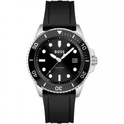 часовник,бижутерия,часовници,boss,mens,ace,watch,water,resistance,black,black
