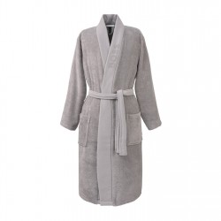 Boss Home Cotton Bathrobe - Grey boss,home,cotton,bathrobe,grey