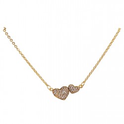 подаръци,и,играчки,аксесоари,на,разпродажба,mason,knight,yager,twin,heart,design,cubic,edge,necklace,gold