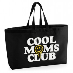 Чанта Westford Mill Mothers Day Printed Oversized Tote Bag - Cool Mom's Club чанта,дамски,летни,чанти,и,портмонета,мъжки,чанти,и,портмонета,несесери,westford,mill,mothers,day,printed,oversized,tote,bag,cool,mom's,club