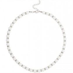 аксесоари,на,разпродажба,mason,knight,yager,faux,6mm,pearl,and,crystal,bead,necklace,white