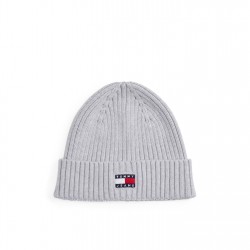 шапка,всички,шапки,зимни,аксесоари,промоция,на,зимни,облекла,плажни,шапки,tommy,jeans,tj,flag,beanie,ld54,grey