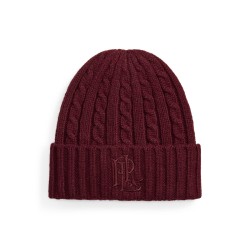 Дамска шапка Lauren by Ralph Lauren Womens Cable Beanie - DARK GARNET дамска,шапка,всички,шапки,зимни,аксесоари,lauren,by,ralph,lauren,women,s,cable,beanie,dark,garnet