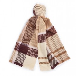 Шал Barbour Blair Tartan Scarf - Muted Cabernet шал,ръкавици,шапки,и,шалове,зимни,аксесоари,аксесоари,на,разпродажба,barbour,blair,tartan,scarf,muted,cabernet