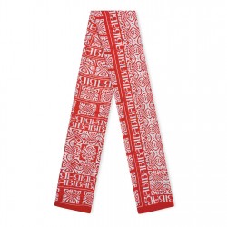 шал,ръкавици,шапки,и,шалове,biba,biba,blair,logo,scarf,orange,white