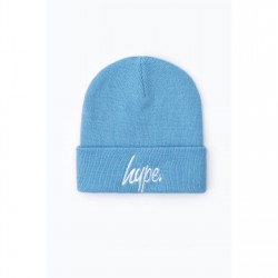шапка,плажни,шапки,ученически,шапки,ръкавици,и,шалове,hype,script,beanie,99,sky,blue