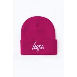 шапка,плажни,шапки,ученически,шапки,ръкавици,и,шалове,hype,script,beanie,99,fuschia