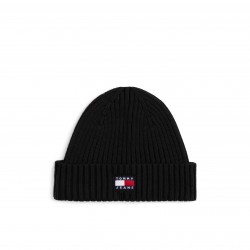шапка,всички,шапки,зимни,аксесоари,tommy,jeans,heritage,rib,knit,core,beanie,black