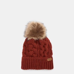 Шапка Barbour Penshaw Cable-Knit Beanie - Burnt Henna шапка,всички,шапки,зимни,аксесоари,аксесоари,на,разпродажба,barbour,penshaw,cable,knit,beanie,burnt,henna