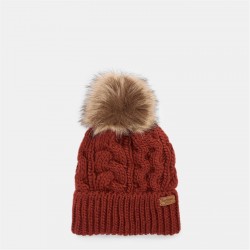 Шапка Barbour Penshaw Cable-Knit Beanie - Burnt Henna шапка,всички,шапки,зимни,аксесоари,плажни,шапки,аксесоари,на,разпродажба,barbour,penshaw,cable,knit,beanie,burnt,henna