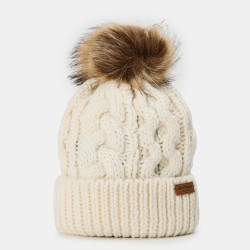 Шапка Barbour Penshaw Cable-Knit Beanie - Cloud шапка,всички,шапки,зимни,аксесоари,аксесоари,на,разпродажба,barbour,penshaw,cable,knit,beanie,cloud