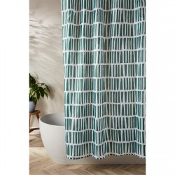домашни,потреби,аксесоари,за,баня,homelife,silhoutte,stripe,shower,curtain,dark,ivy