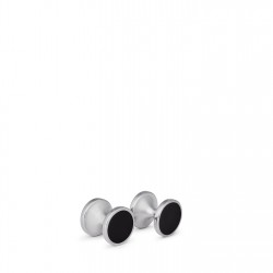 hugo,tokeep,round,cufflinks,black