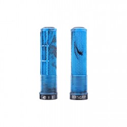 велосипедни,светлини,и,катинари,dmr,deathgrip,2,thick,flangeless,lock,on,mtb,grip,blue,marble