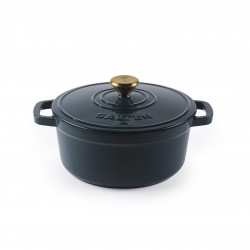 salter,chester,cast,iron,casserole,dish,3,4,l,green