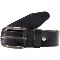 мъжки,колан,колани,jack,and,jones,paul,leather,belt,mens,black