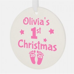The Spirit Of Christmas Spirit of Christmas Ceramic Keepsake Decoration - Baby Feet Pink the,spirit,of,christmas,spirit,of,christmas,ceramic,keepsake,decoration,baby,feet,pink
