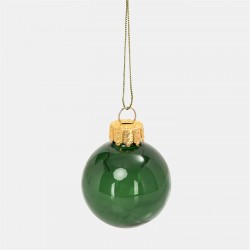 коледни,опаковки,и,декорации,the,spirit,of,christmas,12pk,35mm,glass,bauble,99,one,size,green