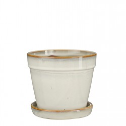 градина,/,на,открито,аксесоари,на,разпродажба,mica,clint,pot,with,saucer,white