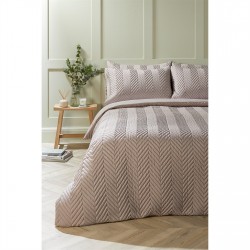 спално,бельо,и,комплекти,homelife,chevron,pinsonic,design,duvet,set,natural