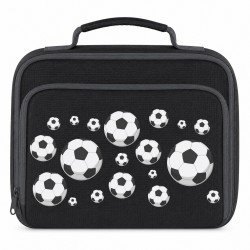 AWD Printed Sports Lunch Box Football Rugby Basketball - Football Repeat чанти,за,обяд,awd,printed,sports,lunch,box,football,rugby,basketball,football,repeat